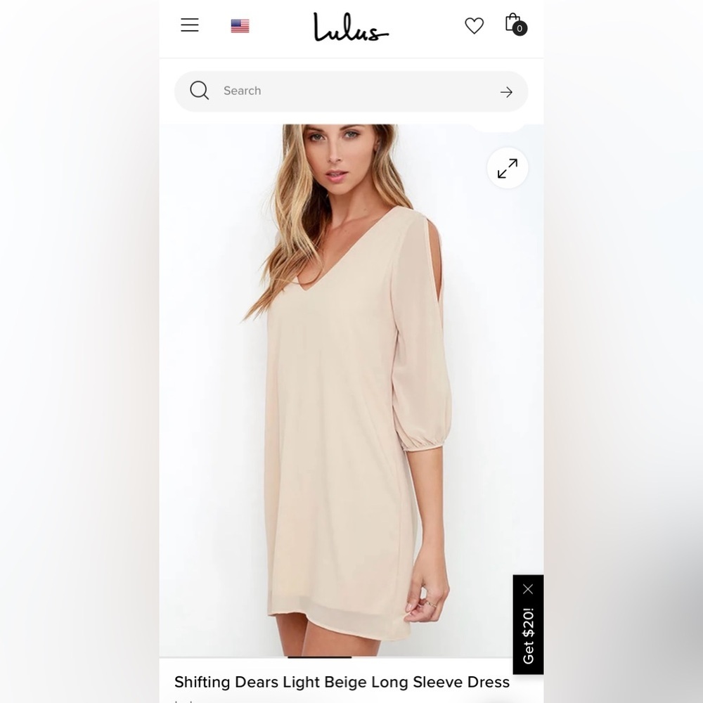 Lulu's Cream Mini Dress - Picture 3 of 9